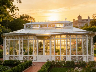 Victorian greenhouse, glass greenhouse, Victorian glass greenhouse for garden for sale YSGH-083
